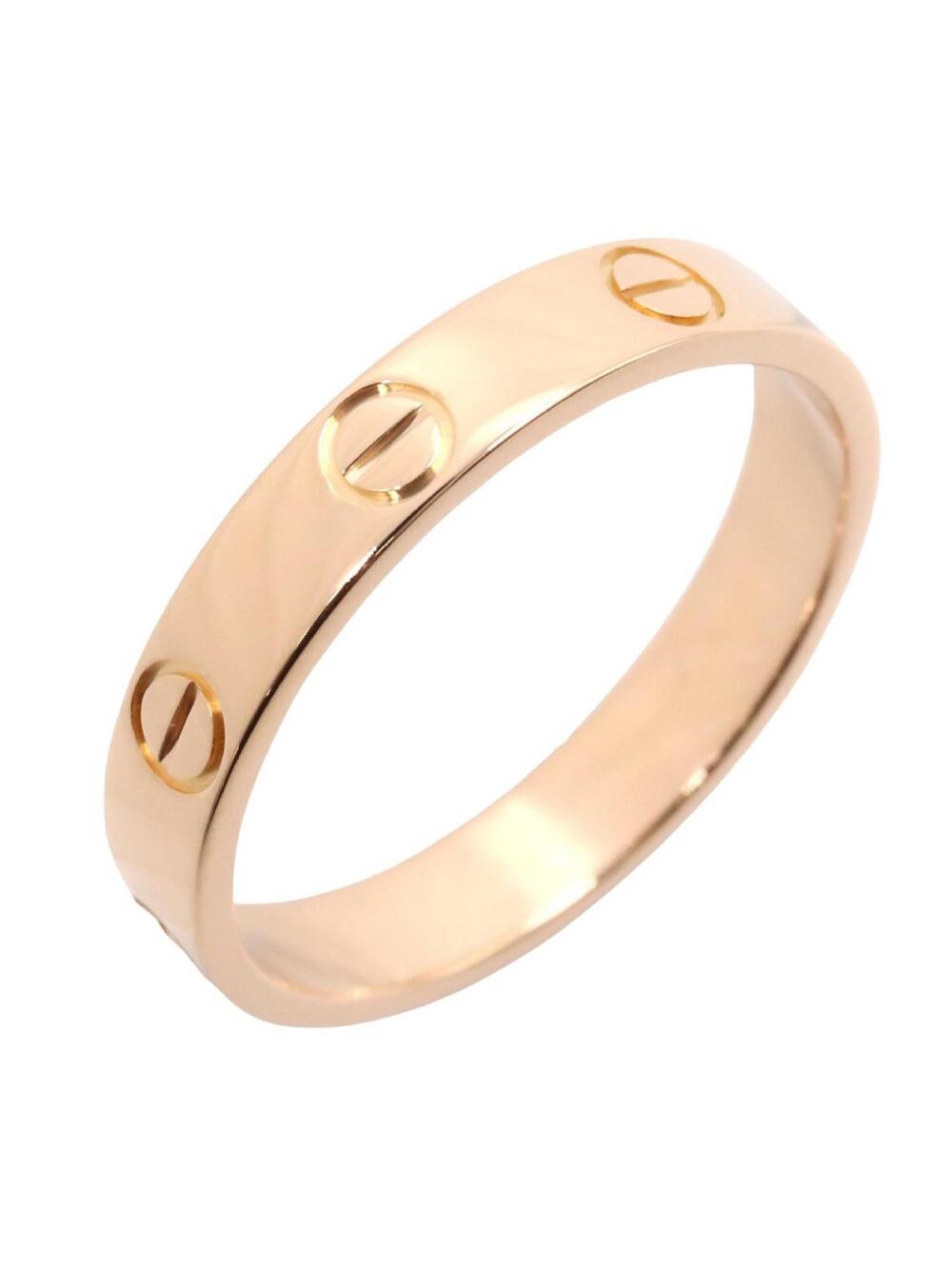 Cartier Mini Love Ring 18Krg Pink Rose #354083C14B